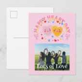 Galentine’s Day Foto Karte (Vorne/Hinten)