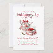 Galentine’s Day Par-tea Einladung (Vorderseite)