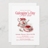 Galentine’s Day Par-tea Einladung (Vorne/Hinten)