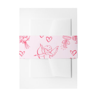 Galentine’s Day Valentine Girly Invitation Einladungsbanderole