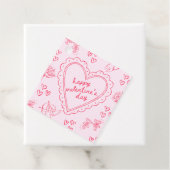 Galentine’s Day Valentine Girly Pink Geschenkanhänger (Beispiel)