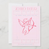 Galentine’s Day Valentines Girly Invitation Einladung (Rückseite)