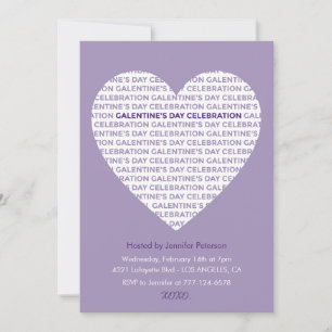 Galentine Valentines Einladung xoxo Freunde Herz