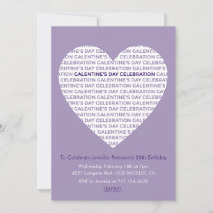 Galentine Valentinstag-Einladung xoxo Freunde Herz Einladung