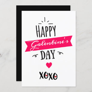 Galentine X ❤ X   Glücklicher Galentinstag mit Tin Feiertagskarte