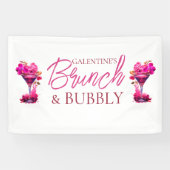Galentiner Brunch und Bubbly Banner (Horizontal)