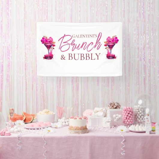 Galentiner Brunch und Bubbly Banner (Party)