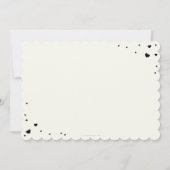 Galentiner-Foto für Farbfreude Feiertagskarte (Rückseite)