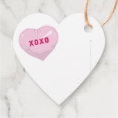 Galentiner Konversationsballons - XOXO Geschenkanhänger (Rückseite)