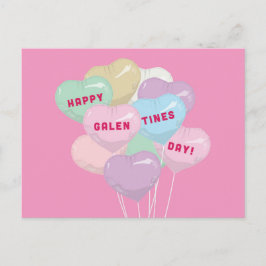 Galentiner Konversationsballons - XOXO Postkarte