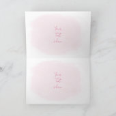 Galentiner Liebe liegt im Brautparty der Luft Dankeskarte (Innenseite)