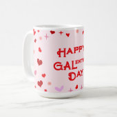 Galentiner-Tag Girl Friends Valentinstag Kaffeetasse (Vorderseite Links)