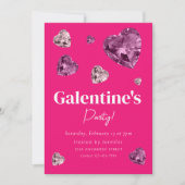 Galentiner-Tag-Party Einladung (Vorderseite)