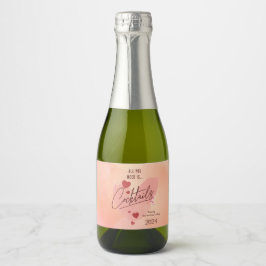 Galentiner Tag Personalisiert Wein Flasche Etikett