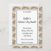 Galentiner-Tag-Waffeleinladung 2 Einladung (Vorderseite)