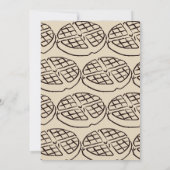 Galentiner-Tag-Waffeleinladung 2 Einladung (Rückseite)