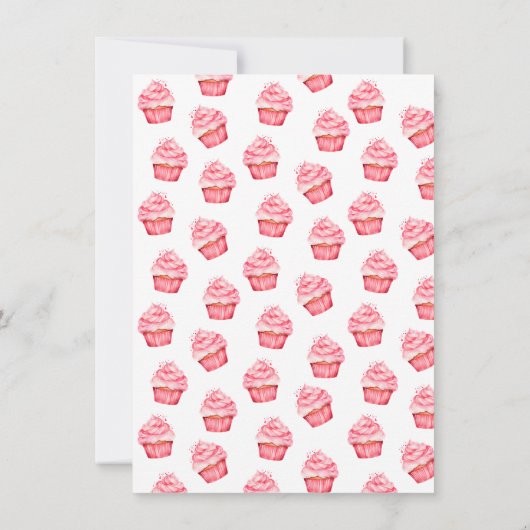 Galentiner-Tag WasserfarbenDonuts Einladung (Rückseite)