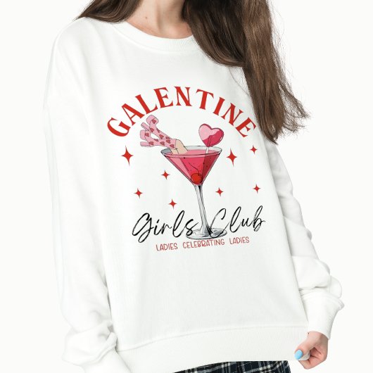 Galentiner Tagescocktail Valentine Sweatshirt
