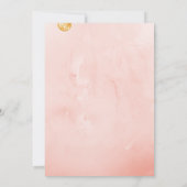 Galentiner-Tasse Blumenbeere Moderne rosa Einladun Einladung (Rückseite)