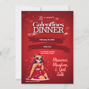 Galentiner's individualisierbarer Brunch Einladung