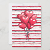 Galentine's Bash Girls Night Out Valentines Party Einladung (Rückseite)