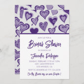 Galentines Brautdusche Einladung Moderne (Vorne/Hinten)