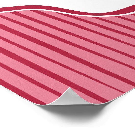 Galentine's Cherry Bow Frame Downloadable Welcome Poster (Ecke)