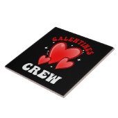 Galentines Crew Herz Fliese (Seite)