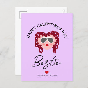 Galentines Day Best Friend Herzlich Willkommen im  Feiertagspostkarte