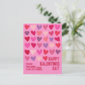 Galentines Day Best Friends Herbst - Illustration Postkarte (Stehend Vorderseite)