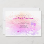 Galentines Day Brunch Friends Valentinstag Einladung (Rückseite)