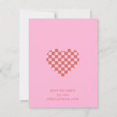 Galentines Day Brunch lädt Retro Herz ein (Rückseite)