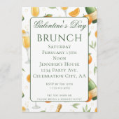Galentines Day Brunch Mimosas Elegant Einladung (Vorderseite)