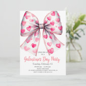 Galentine's Day 'Favorite Things' Invitation Einladung (Stehend Vorderseite)