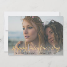 GALEntines Day Foto Card für beste Freundin