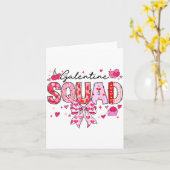 Galentines Day Frauen Galentines Squad Lustiger Va Karte (Gelbe Blume)