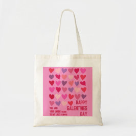 Galentines Day Gal Pal Hearts Kunstwerk Geschenke Tragetasche