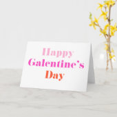 Galentine's Day Karte (Gelbe Blume)