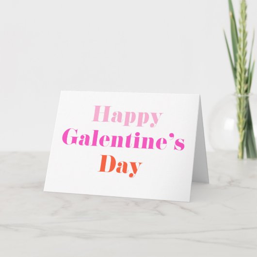 Galentine's Day Karte (Vorderseite)