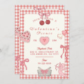 Galentines Day Picnic Einladung (Vorne/Hinten)