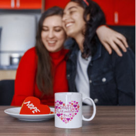 GALentines Day Pink Hearts Tasse