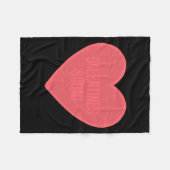 Galentines Day Squad Bff Valentines Day Friendship Fleecedecke (Vorderseite (Horizontal))