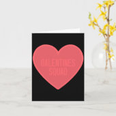 Galentines Day Squad Bff Valentines Day Friendship Karte (Gelbe Blume)