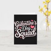 Galentine's Day Squad For Friends Festive Ladies V Karte (Gelbe Blume)