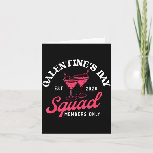 Galentine's Day Squad - Galentine's Day Gals Siste Karte (Vorderseite)