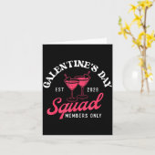 Galentine's Day Squad - Galentine's Day Gals Siste Karte (Gelbe Blume)