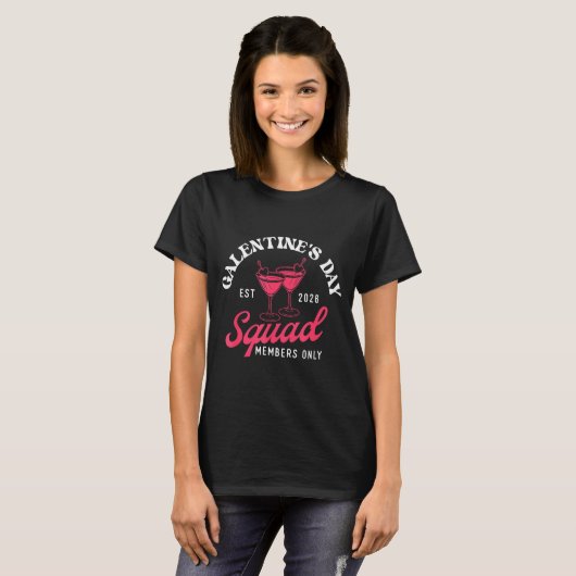 Galentine's Day Squad - Galentine's Day Gals Siste T-Shirt (Vorne ganz)