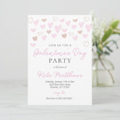 Galentines Day Tanz Einladung (Stehend Vorderseite)