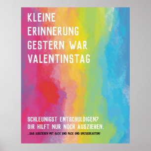 Galentine's Day vergessen Poster
