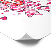 Galentines Day Women Galentines Squad Funny Valent Poster (Ecke)